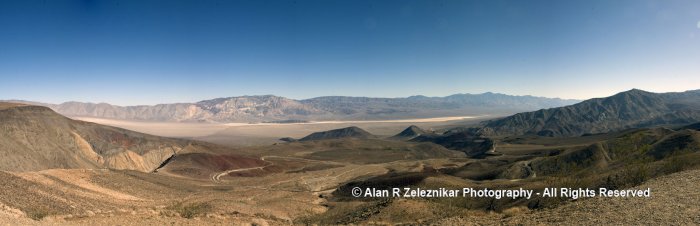 Panamint Valley panorama looking east towards Death Valley