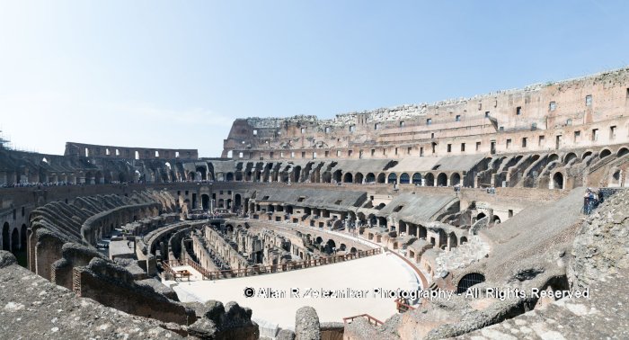 Colosseum Interior Panorama