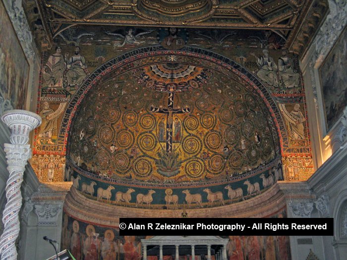 Italy Rome San Clemente Mosaic