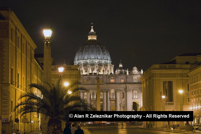 Rome Italy San Pietro in Vaticano (St Peter's) Approach