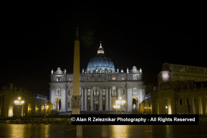 St Peter's at Night