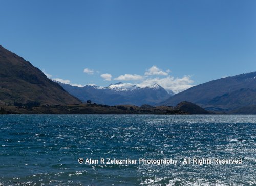 Mt Aspring and the Rob Roy glacier from Lake Wanaka