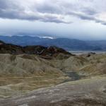 Death Valley Zabriskie Point Storm Clouds