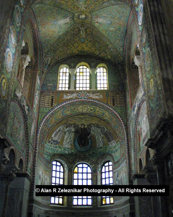 Italy Ravenna San Vitale Apse and Ceiling