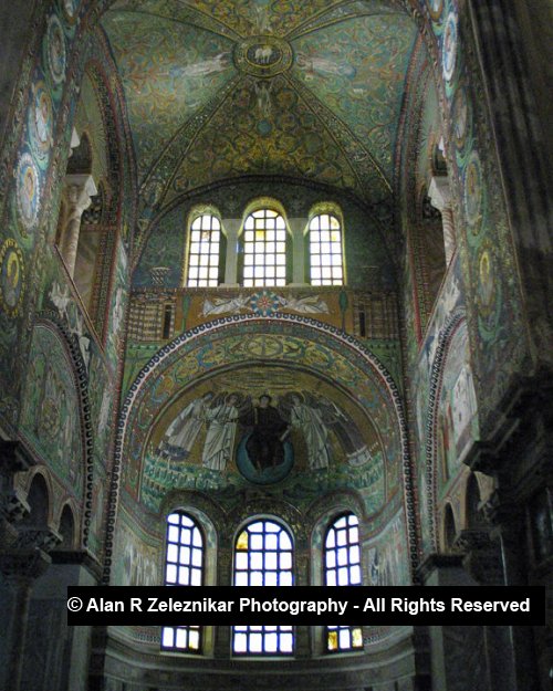 Italy Ravenna San Vitale Apse and Ceiling