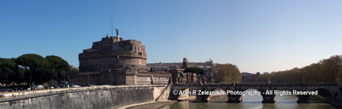 Castel Sant'Angelo and the Tiber River