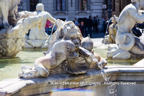 Fountain Detail Piazza Navona