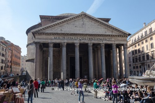 The Pantheon in Rome, Italy