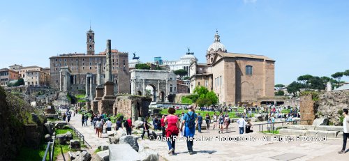 The Roman Forum Looking Northwest