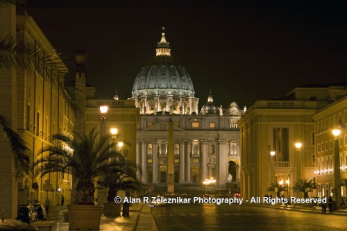 Rome Italy San Pietro in Vaticano (St Peter's) Approach 2