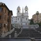 Rome Italy Spanish Steps Quiet Morning