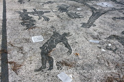 Italy Ostia Antica Bath Floor Mosaic 2