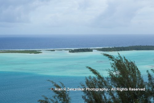 The Bora Bora lagoon