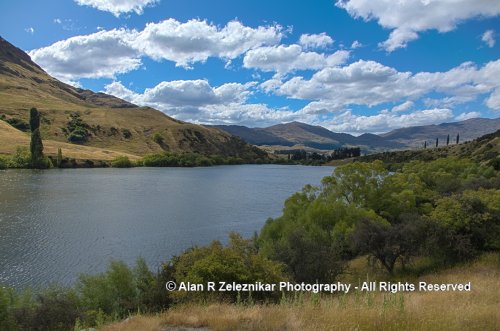 A lake near Frankton, New Zealand