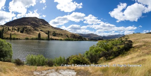 A lake near Frankton, New Zealand