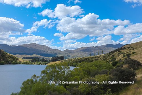 A lake near Frankton, New Zealand