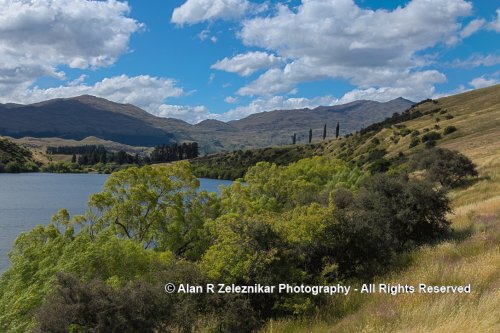 A lake near Frankton, New Zealand