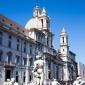 Piazza Navona Sights - Santa Agnese in Agone and Fountain of the